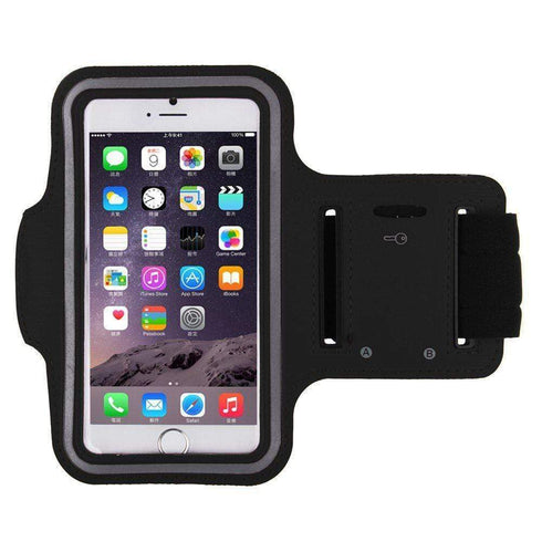 AussieSuperStore Homeware Supplies Universal PU Sports Armband Case with Earphone Hole Black Universal PU Sports Armband Case with Earphone Hole iPhone 6,Samsung CBSCCB6019B